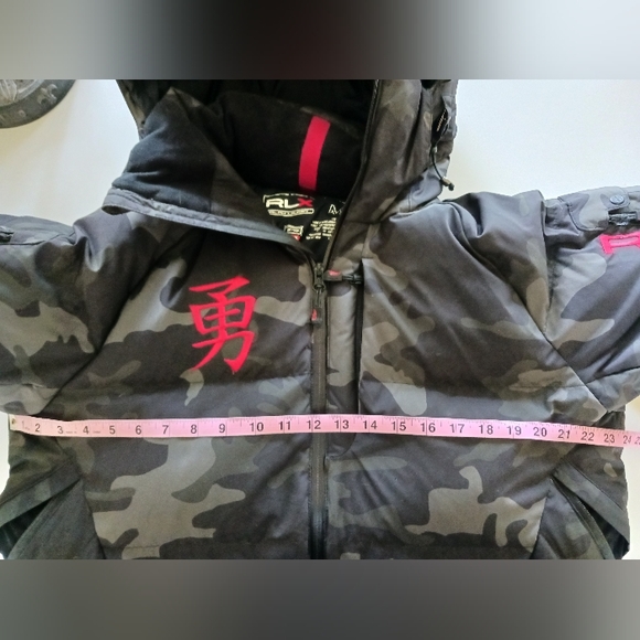 RLX Ralph Lauren 2008 Men's Medium Puffer Ski Snowboard Coat $595 Urban Camo - Picture 8 of 10